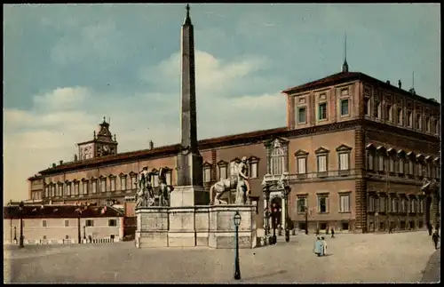 Sammelkarte Rom Roma PALAIS DU QUIRINAL Künstlerkarte 1964