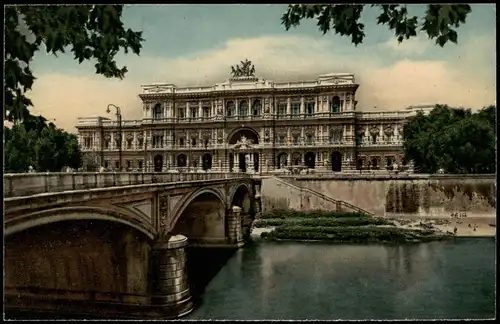 Sammelkarte Rom Roma PALAZZO DI GIUSTIZIA Künstlerkarte 1964