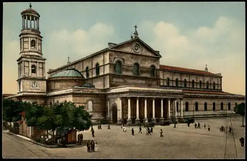 Sammelkarte Rom Roma BASILICA DI S. PAOLO Künstlerkarte 1964