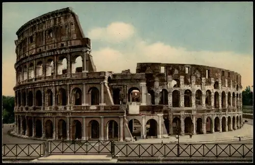 Sammelkarte Rom Roma ANFITEATRO FLAVIO O COLOSSEO Künstlerkarte 1964