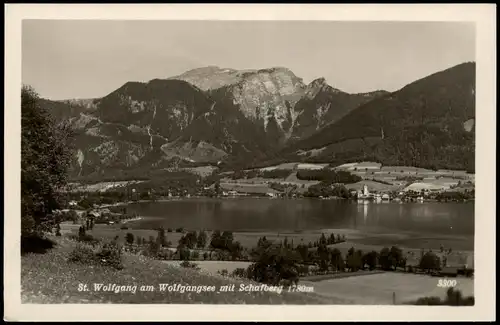 Ansichtskarte St. Wolfgang im Salzkammergut Blick auf die Stadt 1929