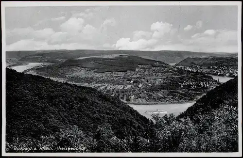 Ansichtskarte Boppard Panorama-Ansicht, Viersenblick 1930