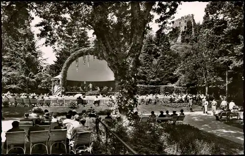 Ansichtskarte Badenweiler Konzertpromenade 1960