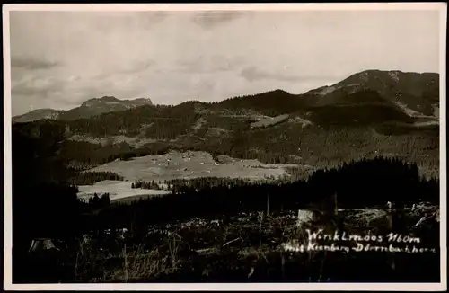 Ansichtskarte Winklmoos-Alm-Reit im Winkl Fernblick - Fotokarte 1952