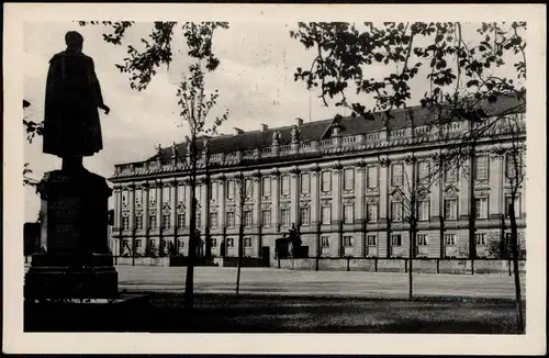 Ansichtskarte Ansbach Schloß mit Platendenkmal 1962