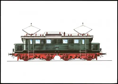 Eisenbahn Motiv-AK Elektrische Güter- und Personenzug-Lokomotive E 44 1973
