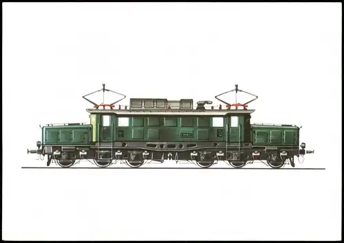 Eisenbahn Motiv-AK Elektrische schwere Güterzug-Lokomotive E 94 1973