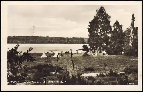 Ansichtskarte Schorfheide Camping am Werbellinsee 1960