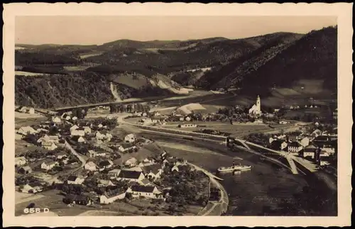Postcard Stiechowitz (Štěchovice u Prahy) Panorama Totalansicht 1940