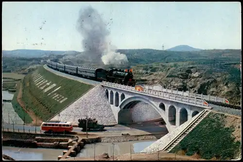 China (Allgemein) Eisenbahnlinie, Dampflokomotive Schaoschan 1989