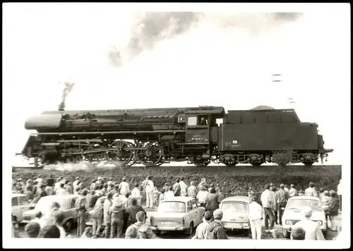 Foto  Dampflokomotive, Trabant 1978 Privatfoto