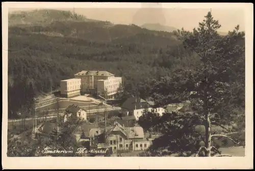 Postcard Zwickau (Böhmen) Cvikov Sanatorium 1939  gel. Zwickau Bz. Aussig
