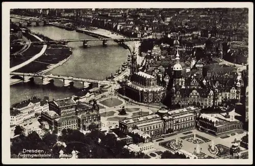 Ansichtskarte Dresden Luftbild 1934