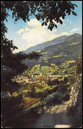 Cartoline Brixen Bressanone Blick auf die Stadt 1914