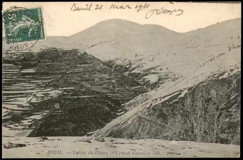CPA Beuil BEUIL Vallée du Cians el Grand Garnier 1913