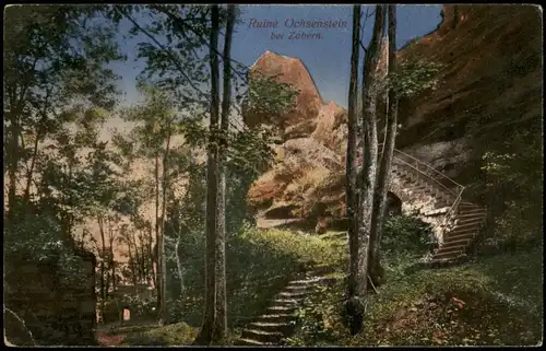 CPA Zabern Saverne Ruine Ochsenstein bei Zabern 1920