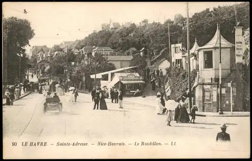 CPA Le Havre Sainte-Adresse Nice-Havrais Le Raidillon 1910