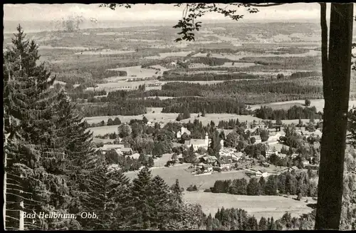 Ansichtskarte Bad Heilbrunn Panorama-Ansicht 1960