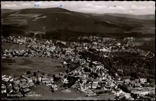 Ansichtskarte Braunlage Luftbild 1963