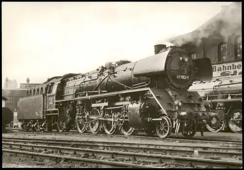 Ansichtskarte  41 Rekolokomotive DR (41.1) Dampflokomotive 1968