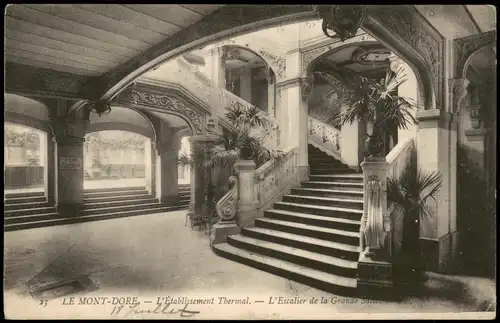 CPA Le Mont-Dore L'Établissement Thermal 1910