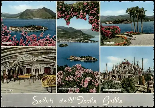 Cartoline Stresa Stresa Mehrbildkarte Isola Bella (Lago Maggiore) 1965