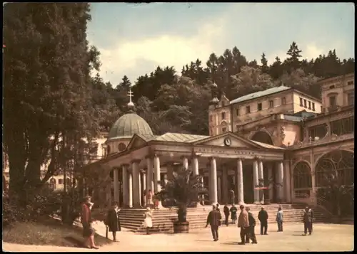 Marienbad Mariánské Lázně Kilový pramen Cross source Kreuzquelle 1967