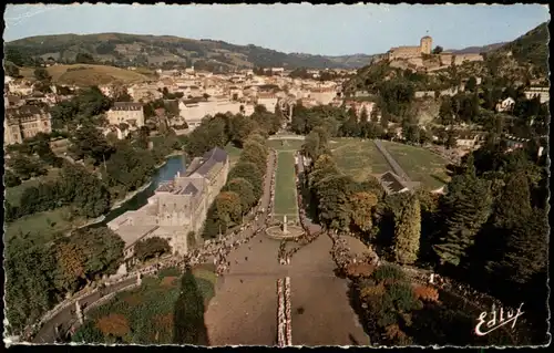 CPA Lourdes Lorda La Procession - Panorama-Ortsansicht 1968