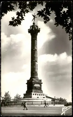 CPA Paris La Colonne de Juillet, place de la Bastille 1960