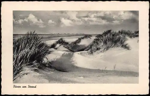 Ansichtskarte .Mecklenburg-Vorpommern Dünen am Strand Ostsee Baltic Sea 1940