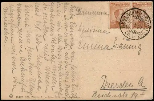 Cartoline Portofino Panorama verso s. Margherita 1921