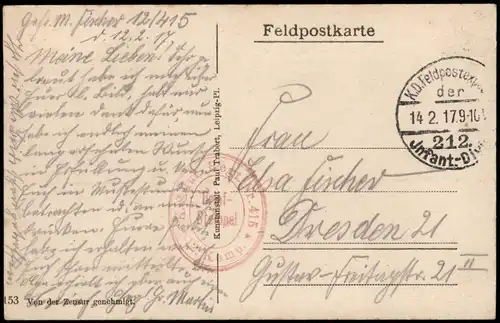 CPA Betheniville Bétheniville Strassen Partie, Feldpostkarte 1917 Feldpost gel