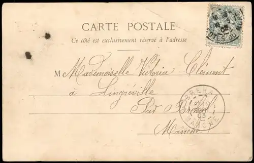 CPA Dinan Place Duclos, Ortsansicht 1903