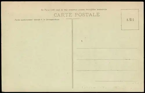 CPA .Frankreich AU PAYS CREUSOIS, Füttern von Schafen 1910