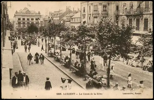 CPA Lorient Lorient (An Oriant) LORIENT - Le Cours de la Bove 1910