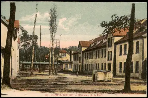 Bitsch Bitche CAMP de BITCHE - Bâtiments de la Forêt, color Ansicht 1910