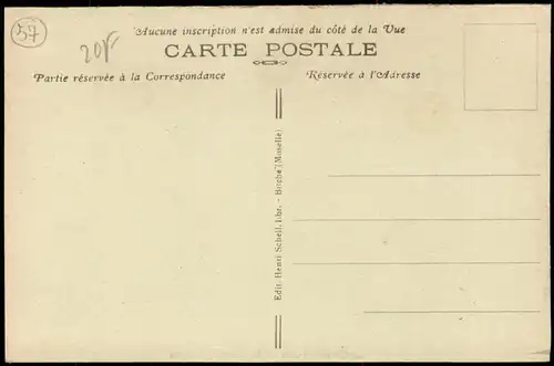 Bitsch Bitche CAMP de BITCHE - Bâtiments de la Forêt, color Ansicht 1910