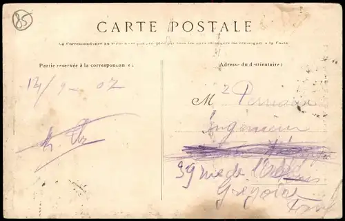 CPA La Roche-sur-Yon Denkmal, Statue de Paul Baudry 1910