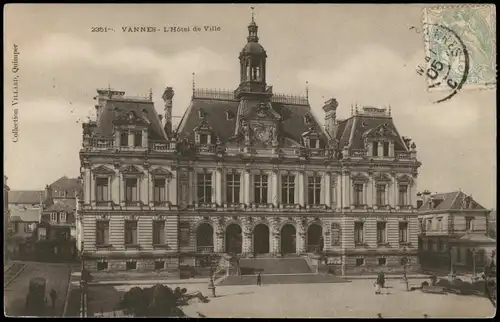 CPA Vannes Ortsansicht, L'Hôtel de Ville 1905