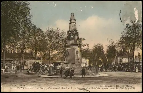 Pontlieue Monument élevé  mémoire des Soldats morts pour la Patrie (1870) 1914