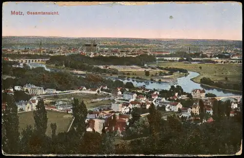 CPA Metz Panorama-Gesamtansicht 1910
