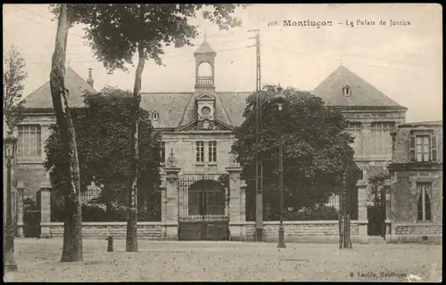 Montluçon Le Palais de Justice (Gericht, Gerichtsgebäude) 1910