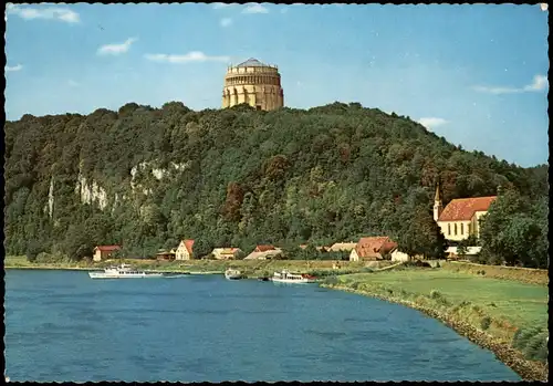Ansichtskarte Kelheim Befreiungshalle an der Donau 1965