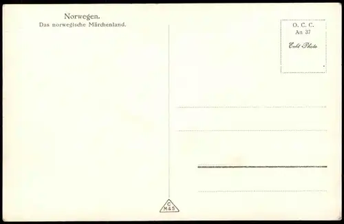 Postcard Norwegen Allgemein Das norwegische Märchenland 1940