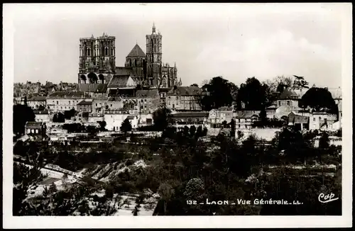 CPA Laon Stadt-Panorama-Ansicht 1940