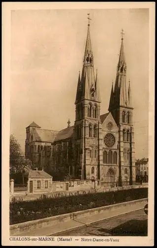 Chalons-sur-Marne Châlons-en-Champagne Kirche Eglise Notre-Dame-en-Vaux 1920