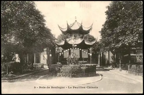 16. Arrondissement (Passy)-Paris Bois de Boulogne Le Pavillon Chinois 1912