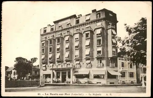 CPA La Baule-Escoublac Hotel Le Majestic (Loire-Inf.) 1922