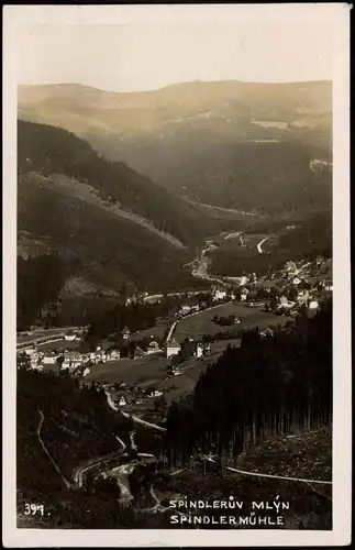 Spindlermühle Špindlerův Mlýn | Spindelmühle Panorama-Ansicht 1983