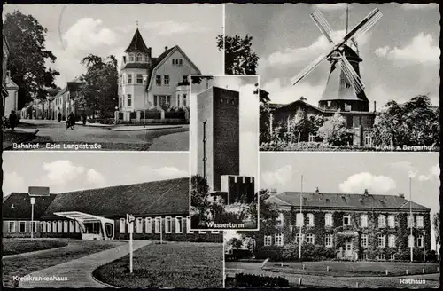 Osterholz Mehrbildkarte 4 Fotoansichten Osterholz-Scharmbeck 1959